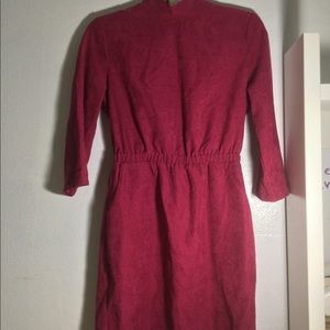 Burgundy Short Dress